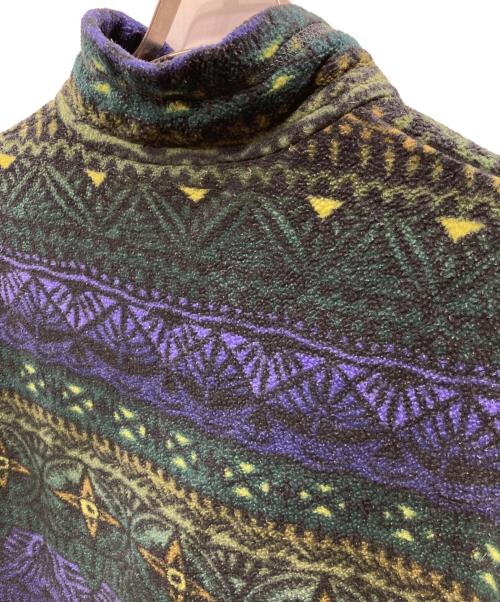 Patagonia（パタゴニア）Patagonia (パタゴニア) 97年製 アステカ柄 シンチラスナップT グリーン サイズ:Lの古着・服飾アイテム