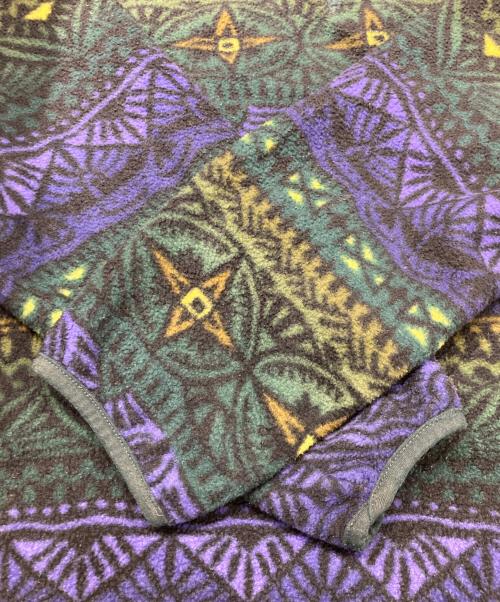 Patagonia（パタゴニア）Patagonia (パタゴニア) 97年製 アステカ柄 シンチラスナップT グリーン サイズ:Lの古着・服飾アイテム