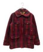 WOOLRICHウールリッチ）の古着「黒タグ ハンティングジャケット」｜レッド