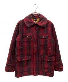 WOOLRICH（ウールリッチ）の古着「黒タグ ハンティングジャケット」｜レッド