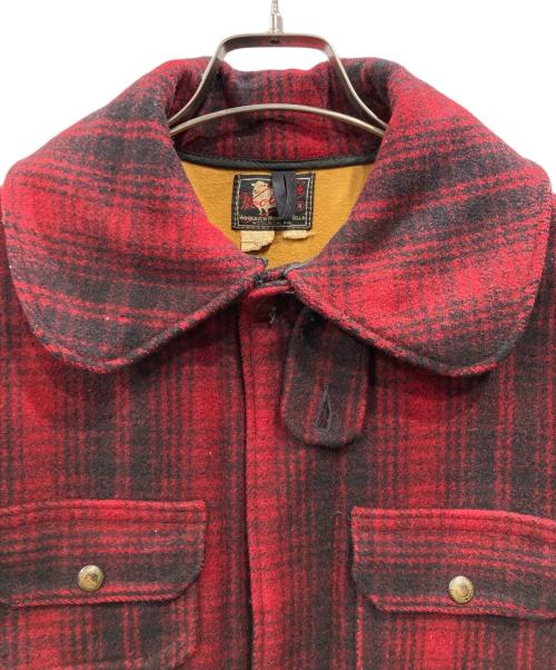 WOOLRICH（ウールリッチ）WOOLRICH (ウールリッチ) 黒タグ ハンティングジャケット レッド サイズ:38の古着・服飾アイテム