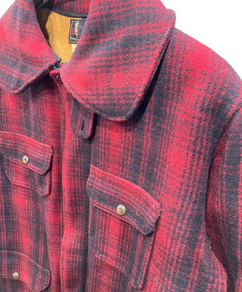 WOOLRICH（ウールリッチ）WOOLRICH (ウールリッチ) 黒タグ ハンティングジャケット レッド サイズ:38の古着・服飾アイテム