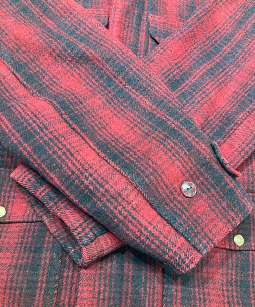 WOOLRICH（ウールリッチ）WOOLRICH (ウールリッチ) 黒タグ ハンティングジャケット レッド サイズ:38の古着・服飾アイテム