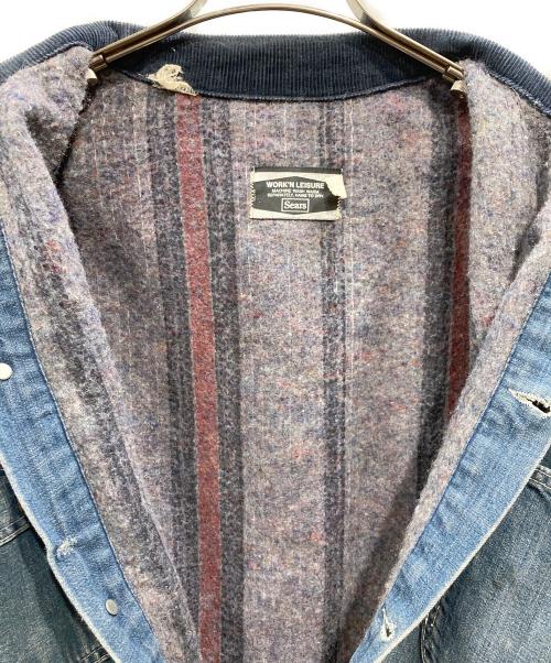 Sears（シアーズ）Sears (シアーズ) ブランケットライニング デニム カバーオール インディゴ サイズ:42‐44の古着・服飾アイテム