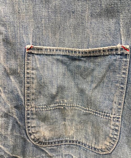 Sears（シアーズ）Sears (シアーズ) ブランケットライニング デニム カバーオール インディゴ サイズ:42‐44の古着・服飾アイテム