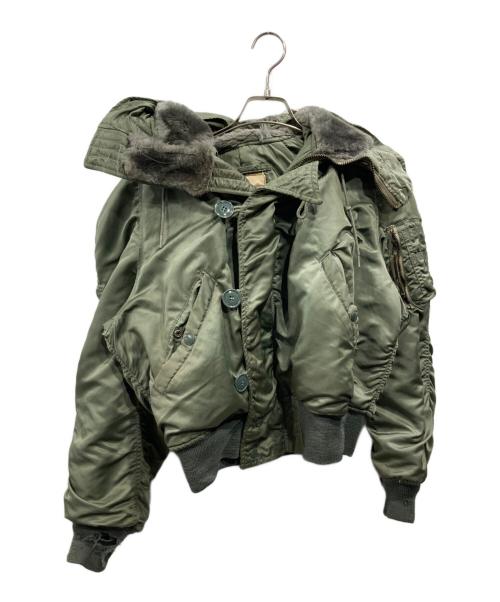 US ARMY（ユーエスアーミー）US ARMY (ユーエスアーミー) ALPHA社製 N-2B フライトジャケット オリーブ サイズ:Mの古着・服飾アイテム