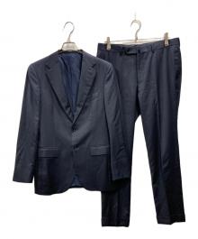 BEAMS F（ビームスエフ）の古着「シャドーストライプスーツ」｜ネイビー