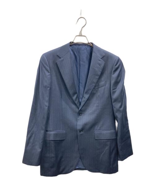 BEAMS F（ビームスエフ）BEAMS F (ビームスエフ) シャドーストライプスーツ ネイビー サイズ:SIZE 48/8Rの古着・服飾アイテム
