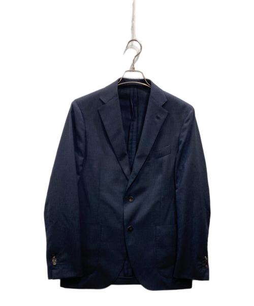 LARDINI（ラルディーニ）LARDINI (ラルディーニ) 段返り アンコンジャケット ネイビー サイズ:48の古着・服飾アイテム