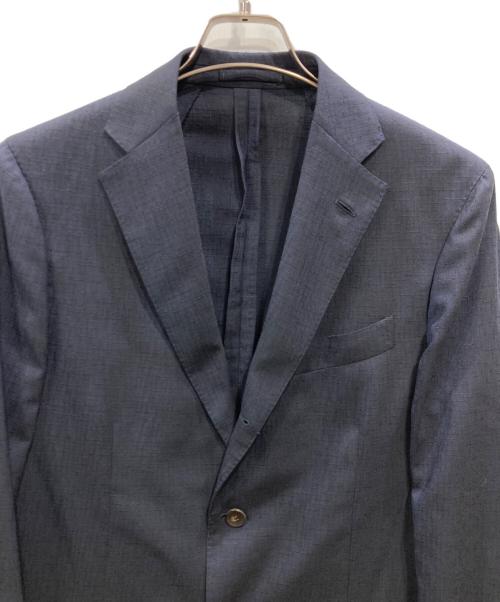 LARDINI（ラルディーニ）LARDINI (ラルディーニ) 段返り アンコンジャケット ネイビー サイズ:48の古着・服飾アイテム