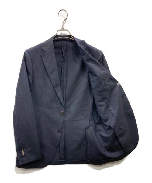 LARDINI（ラルディーニ）LARDINI (ラルディーニ) 段返り アンコンジャケット ネイビー サイズ:48の古着・服飾アイテム