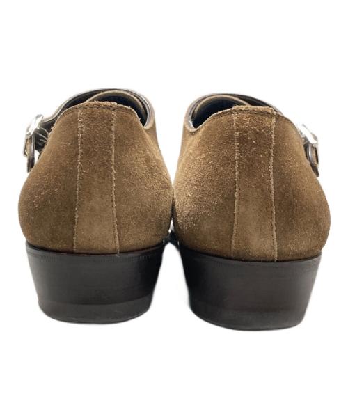 Santoni（サントーニ）SANTONI (サントーニ) BEAMS F (ビームスエフ) 別注 ダブルモンクストラップシューズ ブラウン サイズ:6　1/2の古着・服飾アイテム