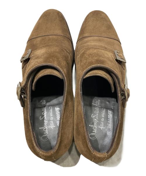 Santoni（サントーニ）SANTONI (サントーニ) BEAMS F (ビームスエフ) 別注 ダブルモンクストラップシューズ ブラウン サイズ:6　1/2の古着・服飾アイテム