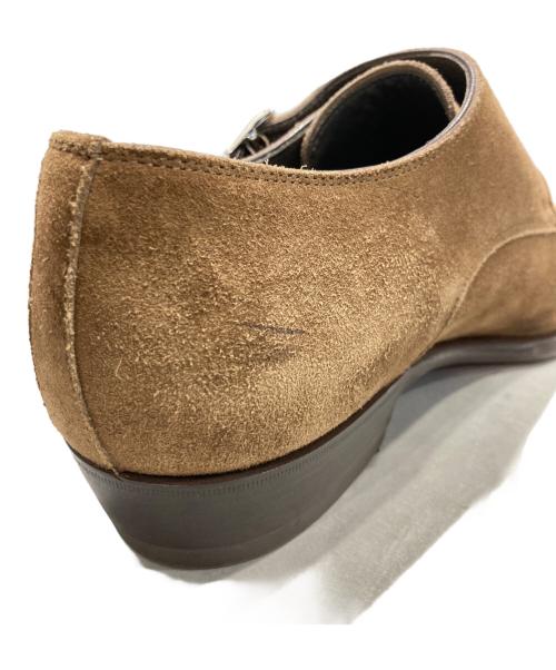 Santoni（サントーニ）SANTONI (サントーニ) BEAMS F (ビームスエフ) 別注 ダブルモンクストラップシューズ ブラウン サイズ:6　1/2の古着・服飾アイテム