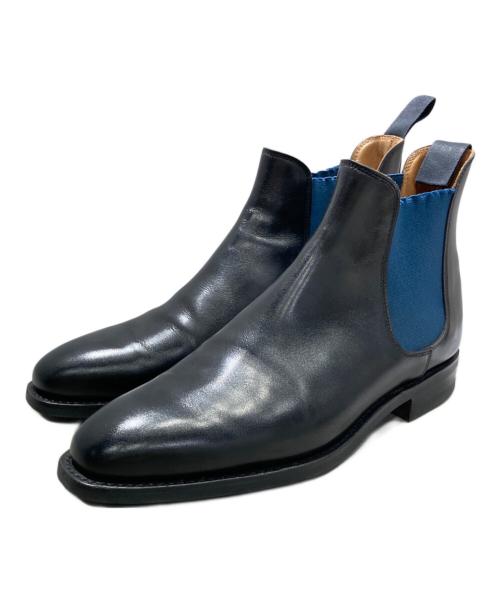 Crockett & Jones（クロケット＆ジョーンズ）Crockett & Jones (クロケット＆ジョーンズ) BARNEYS NEWYORK (バーニーズ・ニューヨーク) 別注 CHELSEA 318 サイドゴアブーツ ブラック サイズ:7　1/2の古着・服飾アイテム