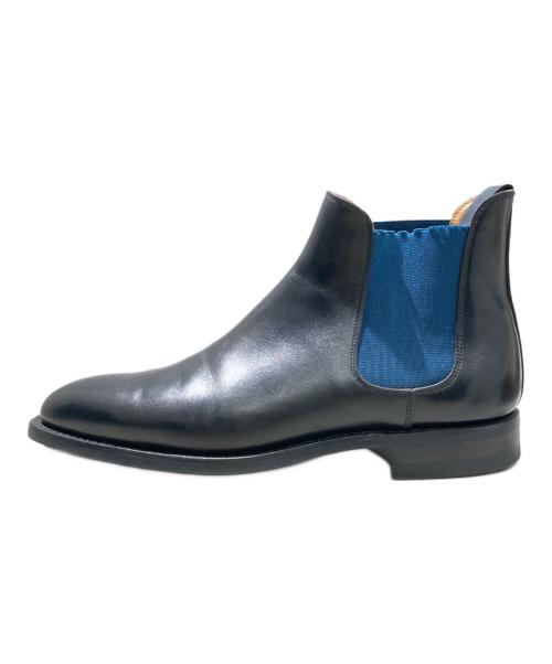 Crockett & Jones（クロケット＆ジョーンズ）Crockett & Jones (クロケット＆ジョーンズ) BARNEYS NEWYORK (バーニーズ・ニューヨーク) 別注 CHELSEA 318 サイドゴアブーツ ブラック サイズ:7　1/2の古着・服飾アイテム