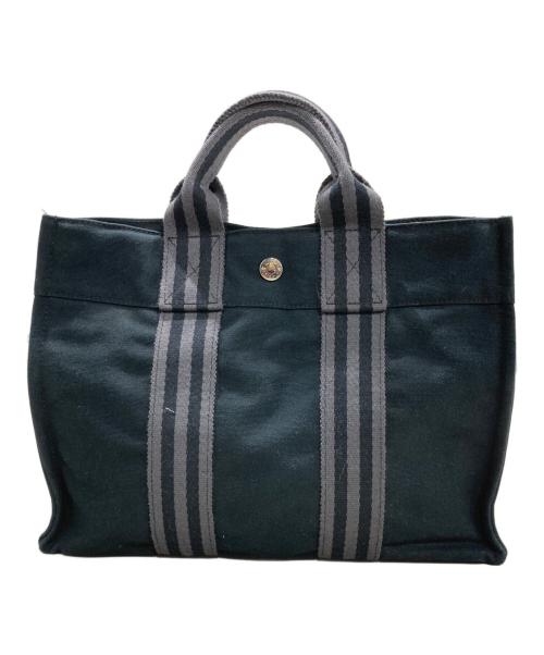 HERMES（エルメス）HERMES (エルメス) フールトゥPMトートバッグ ブラックの古着・服飾アイテム