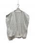 MM6 Maison Margiela (エムエムシックスメゾンマルジェラ) スウェットライク スリーブレストップス グレー サイズ:S：6000円