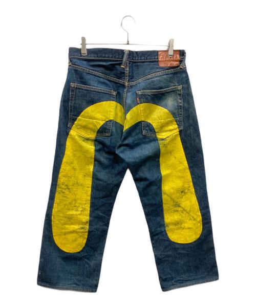 EVISU（エヴィス）EVISU (エヴィス) 2001ビッグカモメデニムパンツ インディゴ サイズ:35の古着・服飾アイテム