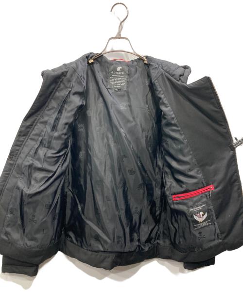 LOVELESS（ラブレス）LOVELESS (ラブレス) ダウン ライダースジャケット ブラック サイズ:3の古着・服飾アイテム