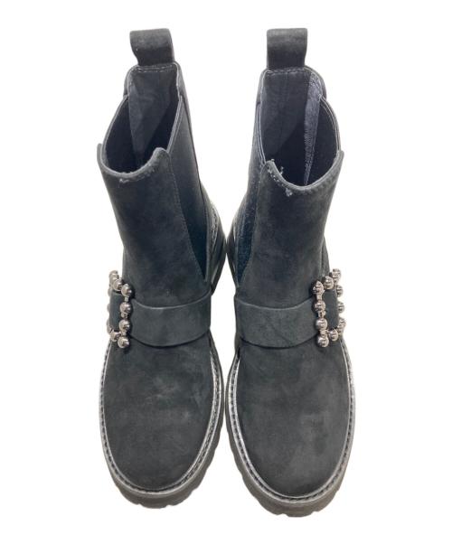 STACCATO（スタッカート）STACCATO (スタッカート) カヤビーンズバックルミドルブーツ ブラック サイズ:23.5cmの古着・服飾アイテム