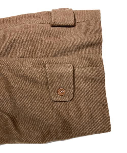 CROMBIE（クロンビー）CROMBIE (クロンビー) CARLTON カシミヤ比翼コート ブラウン サイズ:Mの古着・服飾アイテム