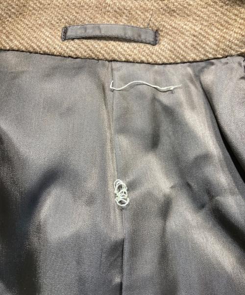 CROMBIE（クロンビー）CROMBIE (クロンビー) CARLTON カシミヤ比翼コート ブラウン サイズ:Mの古着・服飾アイテム