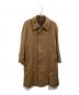 CROMBIE（クロンビー）の古着「カシミヤ比翼コート」｜ブラウン