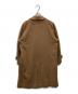 CROMBIE (クロンビー) CARLTON カシミヤ比翼コート ブラウン サイズ:M：7000円