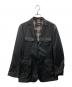BURBERRY BLACK LABEL（バーバリーブラックレーベル）の古着「裏地ノヴァチェックサファリジャケット」｜ブラック
