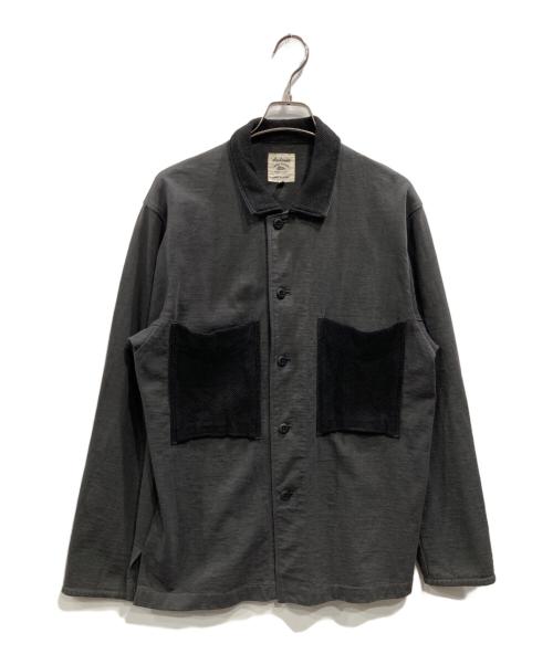 JACKMAN（ジャックマン）jackman (ジャックマン) Dotsume BB Shirt グレー サイズ:Mの古着・服飾アイテム