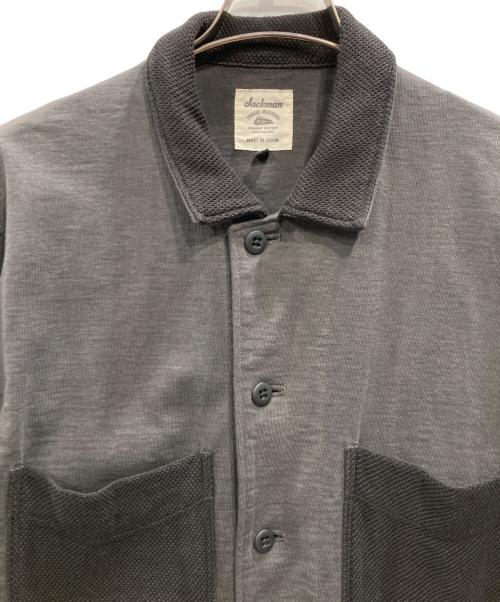 JACKMAN（ジャックマン）jackman (ジャックマン) Dotsume BB Shirt グレー サイズ:Mの古着・服飾アイテム