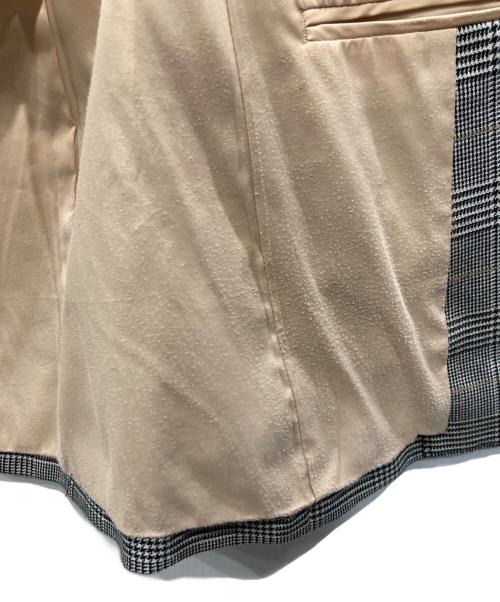 PLST（プラステ）PLST (プラステ) グレンチェック セットアップ グレー サイズ:ジャケットM/パンツLの古着・服飾アイテム
