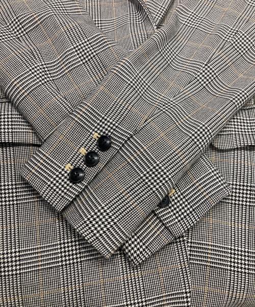 PLST（プラステ）PLST (プラステ) グレンチェック セットアップ グレー サイズ:ジャケットM/パンツLの古着・服飾アイテム