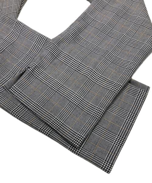 PLST（プラステ）PLST (プラステ) グレンチェック セットアップ グレー サイズ:ジャケットM/パンツLの古着・服飾アイテム