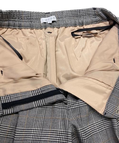 PLST（プラステ）PLST (プラステ) グレンチェック セットアップ グレー サイズ:ジャケットM/パンツLの古着・服飾アイテム