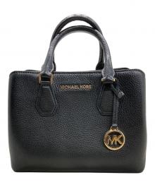 MICHAEL KORS（マイケルコース）の古着「Camille スモール ペブルドレザー サッチェル」｜ブラック