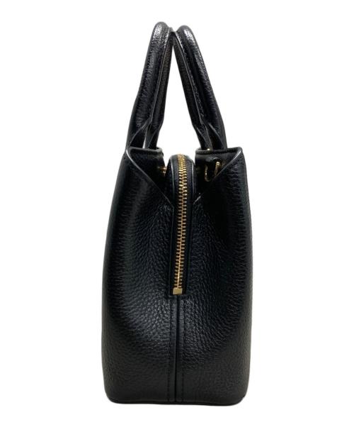 MICHAEL KORS（マイケルコース）MICHAEL KORS (マイケルコース) Camille スモール ペブルドレザー サッチェル ブラックの古着・服飾アイテム