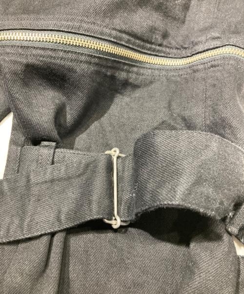 myne（マイン）myne (マイン) デニム ボンテージパンツ ブラック サイズ:Sの古着・服飾アイテム