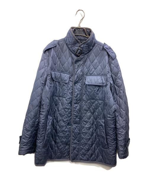 BURBERRY LONDON（バーバリーロンドン）BURBERRY LONDON (バーバリーロンドン) ノヴァチェックライニング キルティングジャケット ネイビー サイズ:LLの古着・服飾アイテム