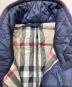中古・古着 BURBERRY LONDON (バーバリーロンドン) ノヴァチェックライニング キルティングジャケット ネイビー サイズ:LL：8000円