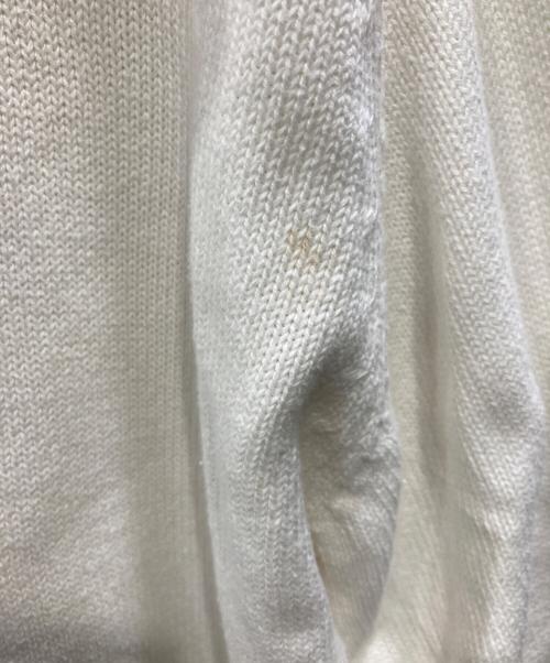 POLO RALPH LAUREN（ポロ・ラルフローレン）POLO RALPH LAUREN (ポロ・ラルフローレン) ポニー刺繍 ニットポロシャツ ホワイト サイズ:Lの古着・服飾アイテム