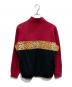 Supreme (シュプリーム) Leopard Panel Half Zip Sweatshirt レッド×ブラック サイズ:Ｍ：17000円