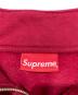 中古・古着 Supreme (シュプリーム) Leopard Panel Half Zip Sweatshirt レッド×ブラック サイズ:Ｍ：17000円