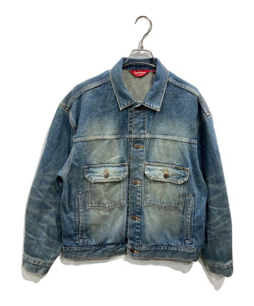 SUPREME（シュプリーム）SUPREME (シュプリーム) 24FW Distressed Selvedge Trucker Jacket インディゴ サイズ:SIZE Sの古着・服飾アイテム