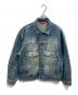 SUPREME（シュプリーム）の古着「24FW Distressed Selvedge Trucker Jacket」｜インディゴ