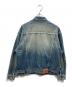 SUPREME (シュプリーム) 24FW Distressed Selvedge Trucker Jacket インディゴ サイズ:SIZE S：40000円