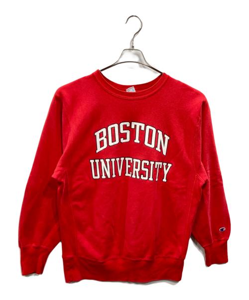 Champion（チャンピオン）Champion (チャンピオン) USA製刺繍タグ プリントスウェット レッド サイズ:SIZE XLの古着・服飾アイテム