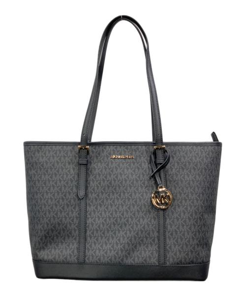 MICHAEL KORS（マイケルコース）MICHAEL KORS (マイケルコース) ジェット セット トラベル ラージ トップジップ トート ブラックの古着・服飾アイテム