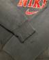 中古・古着 NIKE (ナイキ) ロゴ刺繍フーディ ブラック×レッド サイズ:SIZE XL：5000円